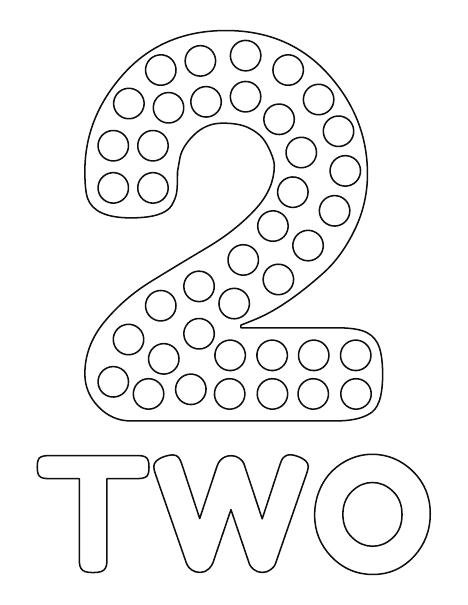Dot marker number worksheet